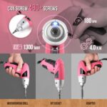 Hi-Spec Small Electric Screwdriver, Mini Drill Set, Rechargeable 3.6V Cordless S... - Image 5