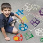 Tenare 12 Pieces Shape Stencils for Kids Geometric Drawing Reusable Template Set... - Image 5