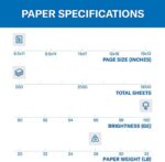 Hammermill Printer Paper, Premium Color 28 lb Copy Paper, 8.5 x 11-1 Ream (500 S... - Image 3