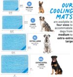 INSPECTOR TAIL Dog Cooling Mat, Indoor & Outdoor, XL Self Cooling Pad | No Freez... - Image 5