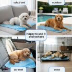 INSPECTOR TAIL Dog Cooling Mat, Indoor & Outdoor, XL Self Cooling Pad | No Freez... - Image 6