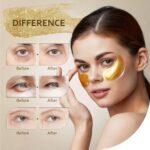 Taimand Under Eye Patches (30 Pairs), 24K Gold Under Eye Mask for Puffy Eyes, Da... - Image 3