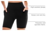 Leafigure 2 Pack Womens Biker Shorts with Pockets 6" | High Waisted, Tummy Contr... - Image 5