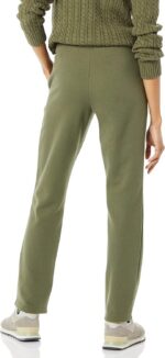 Amazon Essentials Women's Straight Leg Fleece Sweatpants with Drawstring (Availa... - Image 3