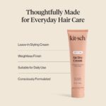 Kitsch Smoothing Air Dry Cream – With Castor Oil & Coconut Oil - 5 oz | Frizz Co... - Image 5