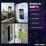 StickyGrippy Suction Phone Case Mount, Sillicon Adhesive Phone Accessory for iPh... - Image 7