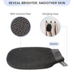 SimpleField Korean Exfoliating Mitt for Remove Dead Skin. 2 Pack 100% Viscose Ke... - Image 4