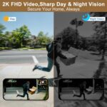 Doorbell Camera Wireless,2K FHD Head-to-Toe Video, no Subscription,Two-Way Talk,... - Image 6