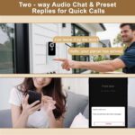 Doorbell Camera Wireless,2K FHD Head-to-Toe Video, no Subscription,Two-Way Talk,... - Image 7