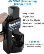 AMZCNC Hammer Lug Crimper, 8 AWG-4/0 AWG Battery Cable Crimper | Electricians & ... - Image 3
