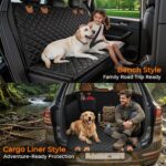 URPOWER Dog Car Seat Cover for Back Seat, Waterproof Hammock for Car & SUV | 600... - Image 6