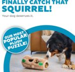 Outward Hound Hide-A-Squirrel Dog Toy – Interactive 2‑in‑1 Plush Puzzle with 6 S... - Image 3