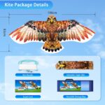 Bald Eagle Kite, Easy to Fly for Kids Kite for Beginners Red/Brown | Outdoor Act... - Image 4