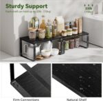 Simple Trending Cabinet Organizer Shelf, Set of 2 Stackable Kitchen Counter Shel... - Image 6