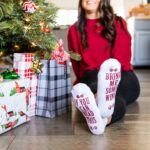 Lavley If You Can Read This Bring Me Wine Socks Funny Gift for Women | Premium C... - Image 5