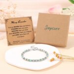 Gifts for Women Moonstone Bracelet, Amazonite Imperial Jasper Bracelets | Christ... - Image 7