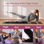 Thigh Trainer with LED Display - Pelvic Floor Trainer for Hip, Leg, Arm | 360° A... - Image 3
