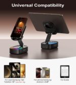 Jorest Wireless Induction Speaker, Cell Phone Stand with Bluetooth Audio, Phone ... - Image 8