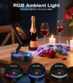 Jorest Wireless Induction Speaker, Cell Phone Stand with Bluetooth Audio, Phone ... - Image 9