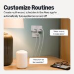 Amazon Basics Dual Smart Plug with Motion Sensor and Night Light, Works with Ale... - Image 6