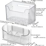 2PCS Cabinet Door Organizer,Self Adhesive Kitchen Cabinet Organizer,Cabinet Door... - Image 4