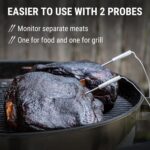 TempPro Wireless Meat Thermometer Digital for Grilling and Smoking, 2 Probes Blu... - Image 3