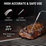 TempPro Wireless Meat Thermometer Digital for Grilling and Smoking, 2 Probes Blu... - Image 8