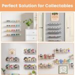 upsimples 4 Pcs 15" Acrylic Shelves for Wall Storage and Organizer, Clear | Tran... - Image 6