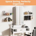 upsimples 4 Pcs 15" Acrylic Shelves for Wall Storage and Organizer, Clear | Tran... - Image 8
