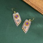 New Bohemian Earrings For Women Flower Leaf Grain Creative Lady Dangle Vintage E... - Image 5