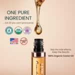 Organic Castor Oil for Eyelash Growth Serum and Eyebrow Growth Lash Serum | Made... - Image 4