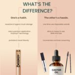 Organic Castor Oil for Eyelash Growth Serum and Eyebrow Growth Lash Serum | Made... - Image 8