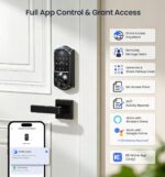 Veise VE017 Fingerprint Smart Door Lock, App Control, 8-in-1 Keyless Entry, Auto... - Image 3