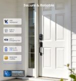 Veise VE017 Fingerprint Smart Door Lock, App Control, 8-in-1 Keyless Entry, Auto... - Image 6