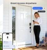 Veise VE017 Fingerprint Smart Door Lock, App Control, 8-in-1 Keyless Entry, Auto... - Image 8