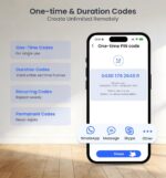 Veise VE017 Fingerprint Smart Door Lock, App Control, 8-in-1 Keyless Entry, Auto... - Image 13