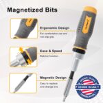 MULWARK Screwdriver Bit Set & Socket Kit, 77-Pieces Ratcheting Screwdriver Set w... - Image 6