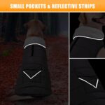 XL Dog Winter Coat for Medium Large Dogs Easy On/Off Velcro Dog Snow Jacket | Wa... - Image 5