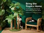 LEMONDA 31.5Inch Cat Scratching Post,Cat Scratcher Tree with 3 Scratching Poles ... - Image 5