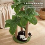 LEMONDA 31.5Inch Cat Scratching Post,Cat Scratcher Tree with 3 Scratching Poles ... - Image 7