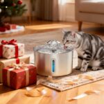 Cat Water Fountain Stainless Steel - 74oz/2.2L Automatic Large Pet Watering Bowl... - Image 6