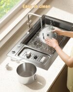 Cat Water Fountain Stainless Steel - 74oz/2.2L Automatic Large Pet Watering Bowl... - Image 8