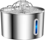 Cat Water Fountain Stainless Steel - 74oz/2.2L Automatic Large Pet Watering Bowl... - Image 10