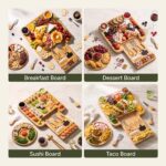 SMIRLY Charcuterie Board Set with Serving Accessories, Bamboo | Housewarming, We... - Image 6