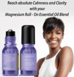 Calm Magnesium Roller Lavender Orange Cedarwood Essential Oil Roll On Calming Ar... - Image 7