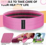 Exercise Bands, 3 Levels Fabric Resistance Bands for Working Out, Workout Bands ... - Image 4