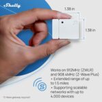 Shelly Wave Door/Window White, Z-Wave Long Range Operated Sensor, Home Automatio... - Image 3