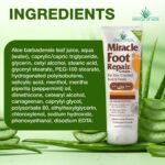 Miracle Foot Repair Cream, Foot Cream For Dry Cracked Feet, 8 Oz & 1 Oz | Miracl... - Image 6