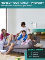 1byone Driveway Alarm, 36 Melodies, 1 Plug-in Receiver 2 PIR Detectors | Home Se... - Image 8