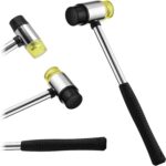 25mm Small Rubber Mallet Hammer with Dual Polyurethane & PVC Heads | Non-slip gr... - Image 3